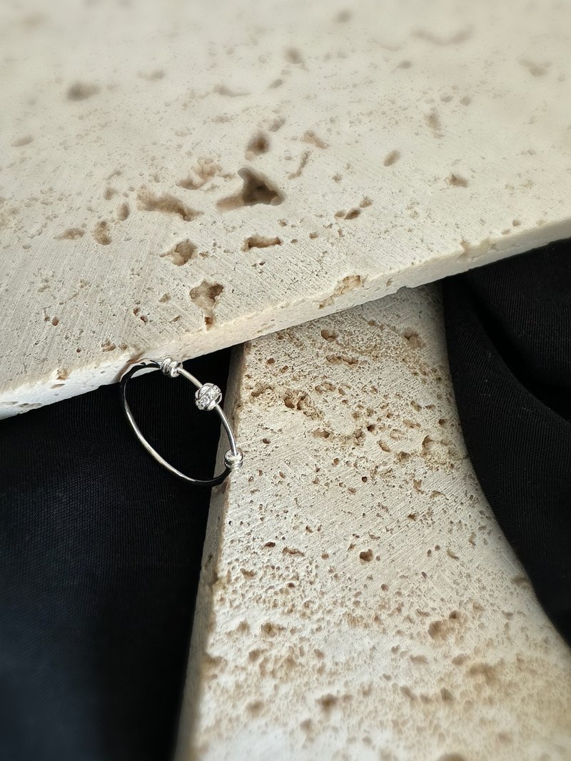 改变钻石戒指 Change Diamond Ring- 14K纯金天然钻石戒指 - 戒指 - 贵金属 金色