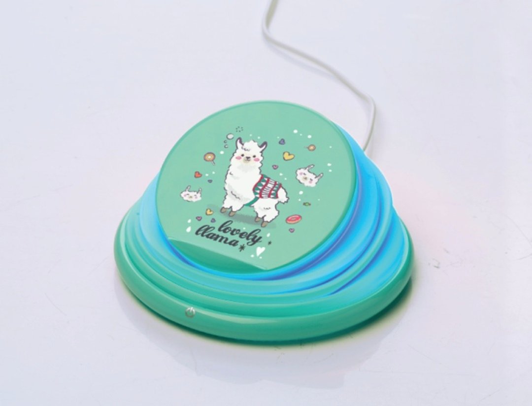 草泥马无线电话插电器-粉绿 - 充电宝/传输线 - 塑料 绿色