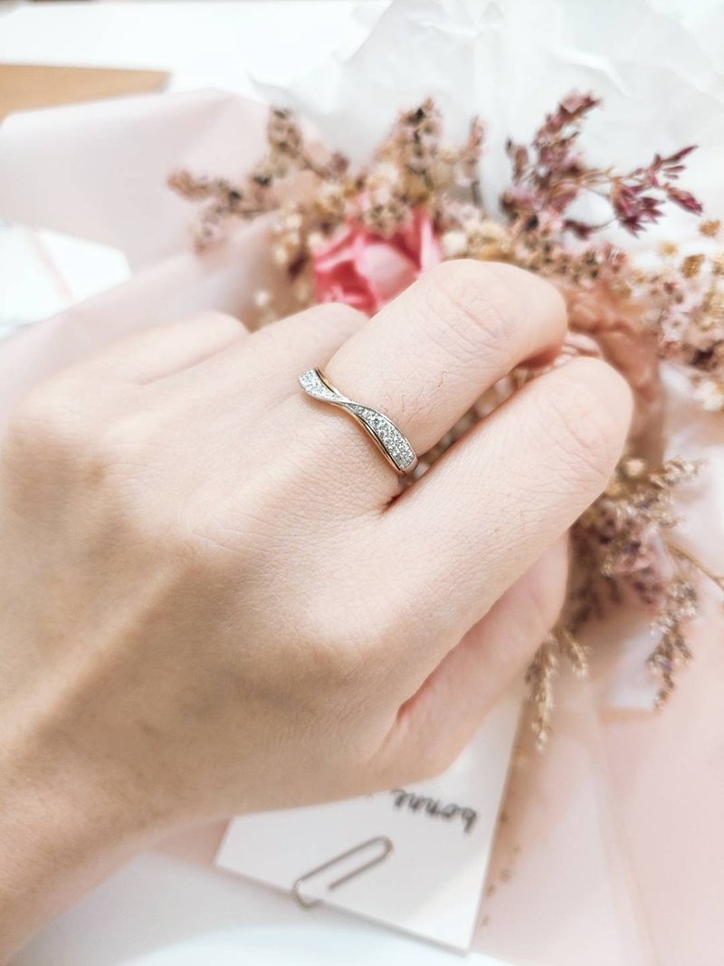 【朵玺珠宝】interweaving of love - 爱的交织系列钻戒/戒指 - 戒指 - 其他金属 