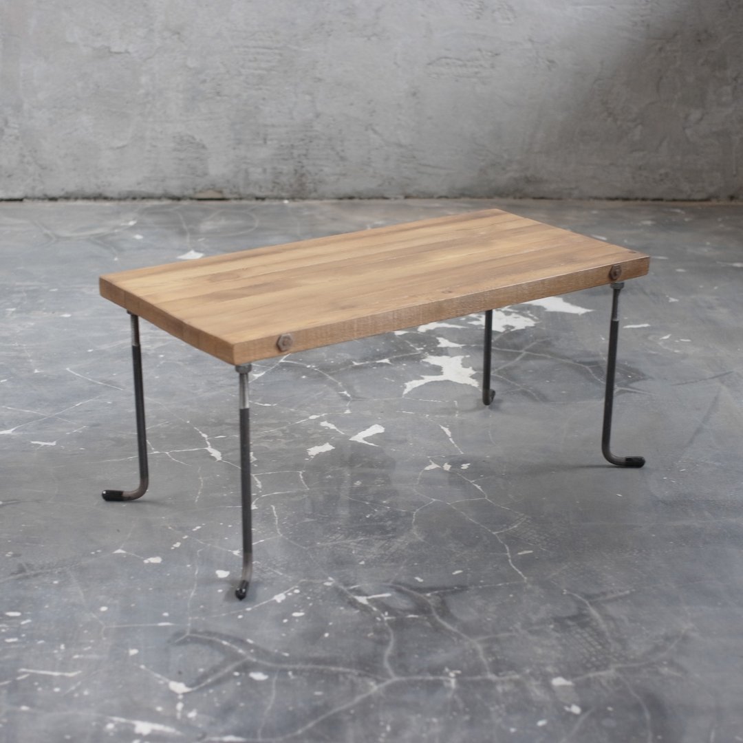 wood iron table 33*71*35.5 - 餐桌/书桌 - 木头 咖啡色