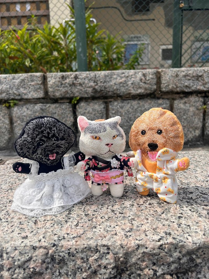 菁绣 宠物刺绣人形公仔 像真刺绣 - 玩偶/公仔 - 绣线 