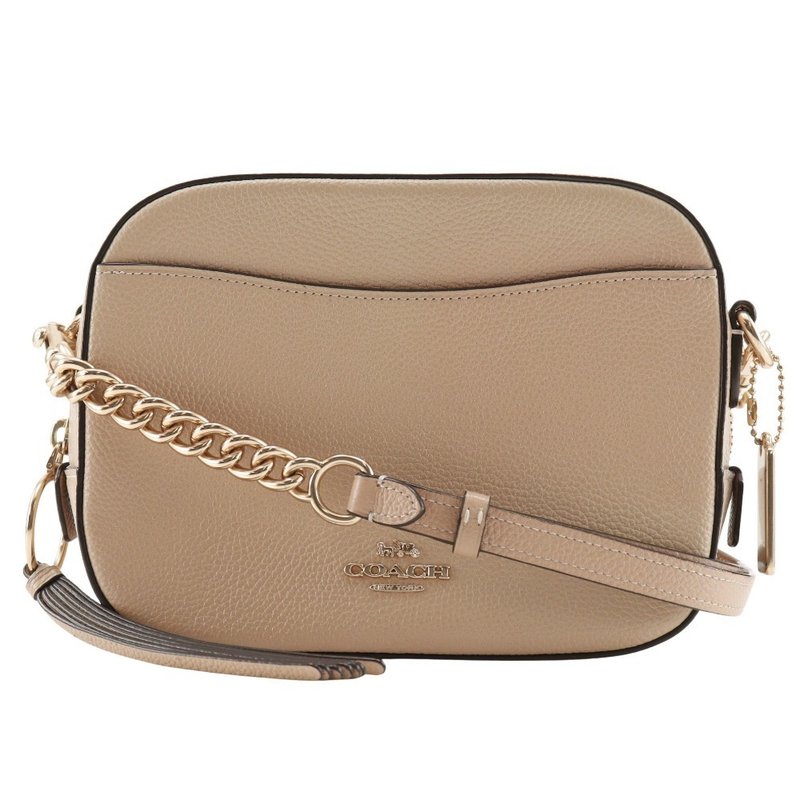 [日本直送] 蔻驰 COACH 相机包 单肩包 标志 29411 皮革 米色 女款 [二手] - 侧背包/斜挎包 - 真皮 咖啡色