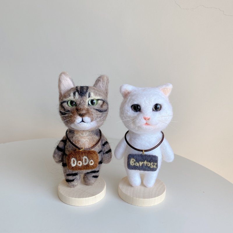 宠物全身羊毛毡摆饰/附名牌/定制化/狗/猫 - 订制抱枕/饰品 - 羊毛 