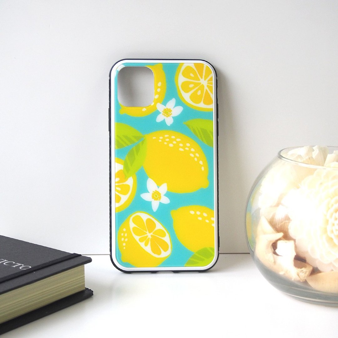 【强化玻璃 iPhone 保护壳】柠檬 - 手机壳/手机套 - 塑料 黄色