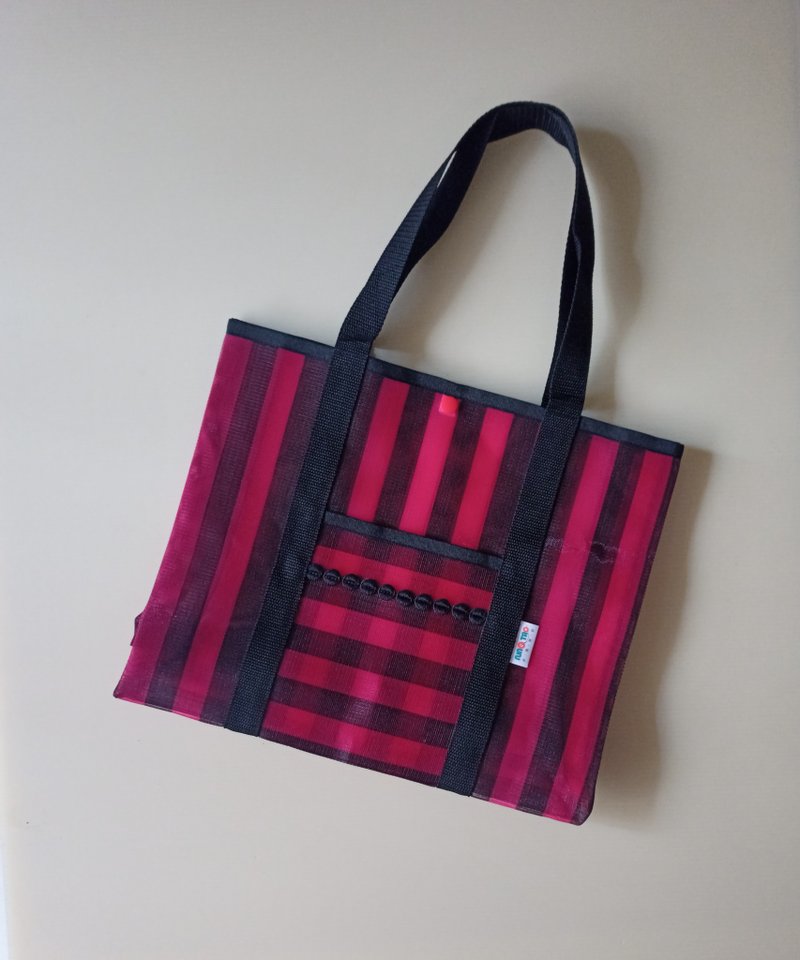 好好用打底茄芷袋1.0_就是红_圆点蕾丝 - 侧背包/斜挎包 - 塑料 红色