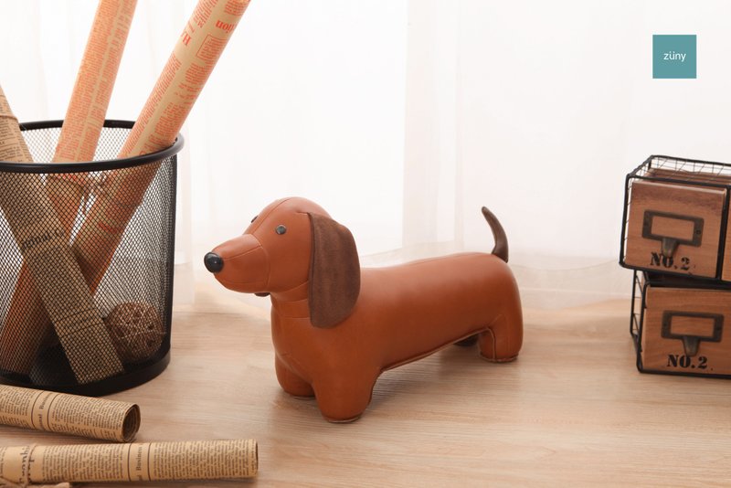 【门挡】腊肠狗 Teckel 摆饰 | 新年礼 好运旺旺来 新居落成 入厝 - 摆饰 - 人造皮革 多色