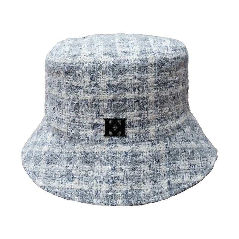 KAIKAI - Insomnia - 羊毛粗花渔夫帽 - 雾霾灰 - 帽子 - 羊毛 多色
