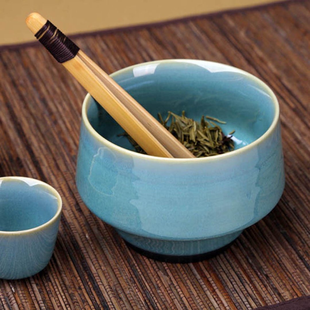 绿兔毫釉建水(570ml) - 茶具/茶杯 - 陶 绿色