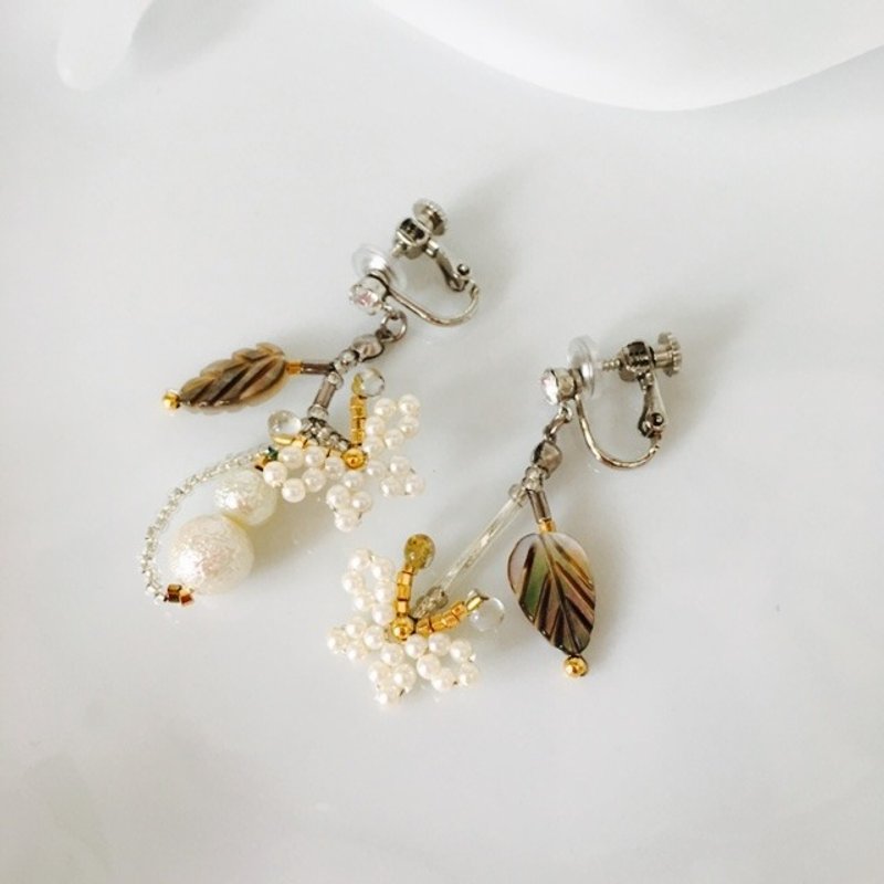 ☆ pearl earrings for wedding and party ☆ - 耳环/耳夹 - 其他材质 白色