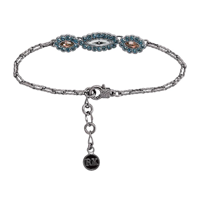 维多利亚手链系列 ~ 墨蓝 +紫丁香 - 手链/手环 - 水晶 