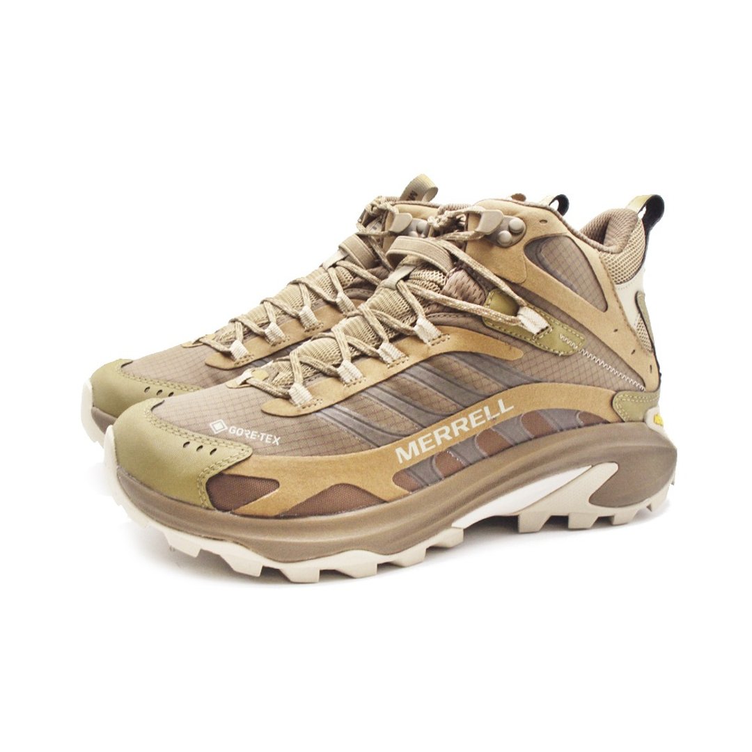 MERRELL MOAB SPEED 2 MID GORE-TEX防水轻量登山高筒 男鞋-卡其 - 男款运动鞋/球鞋 - 防水材质 