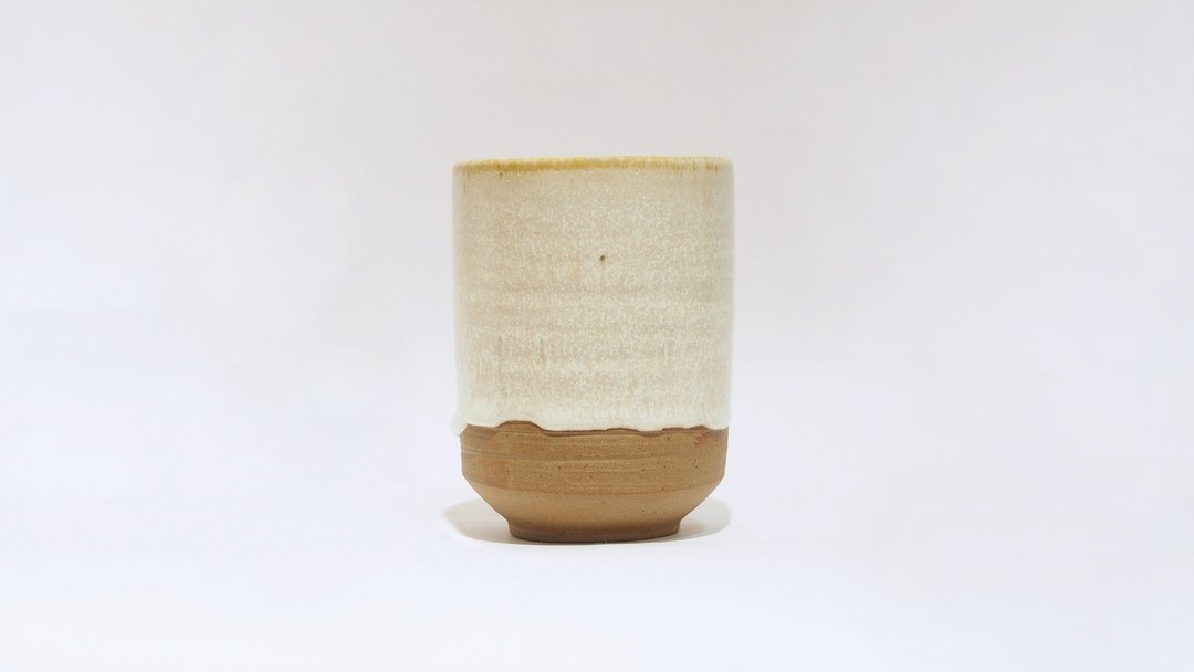 手作流釉茶杯 - 茶具/茶杯 - 陶 卡其色