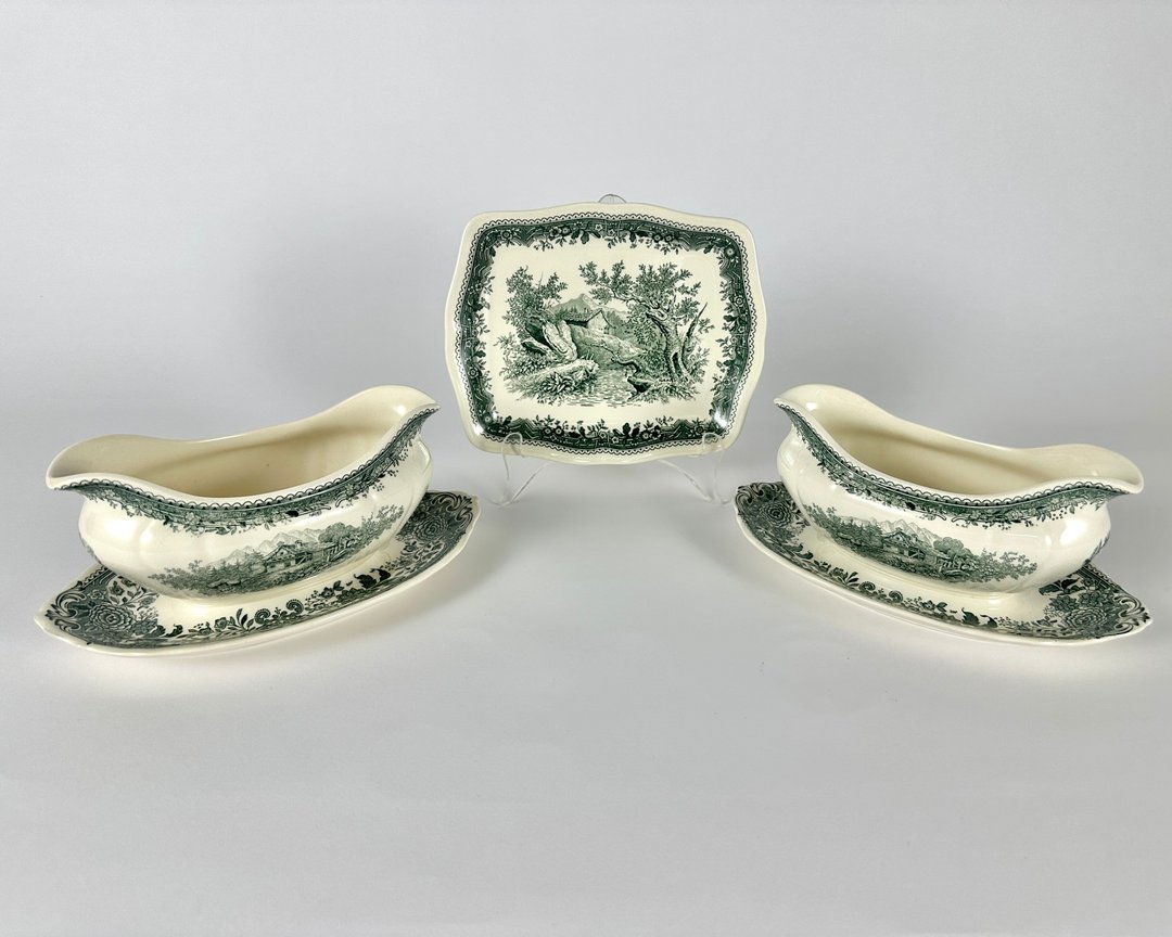 砾石/南狼和餐盘 Villeroy & Boch 装饰绿色布尔根兰 - 碗 - 瓷 绿色