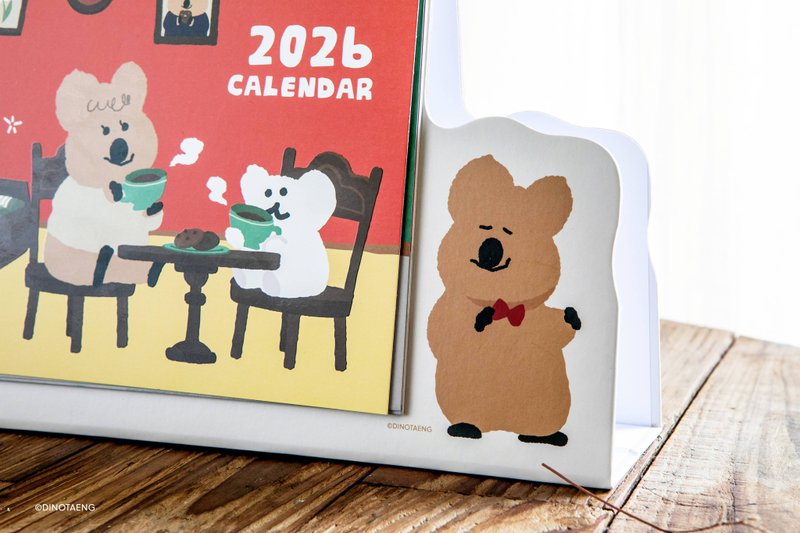 2026年 DINOTAENG 造型桌历 - 年历/台历 - 纸 多色