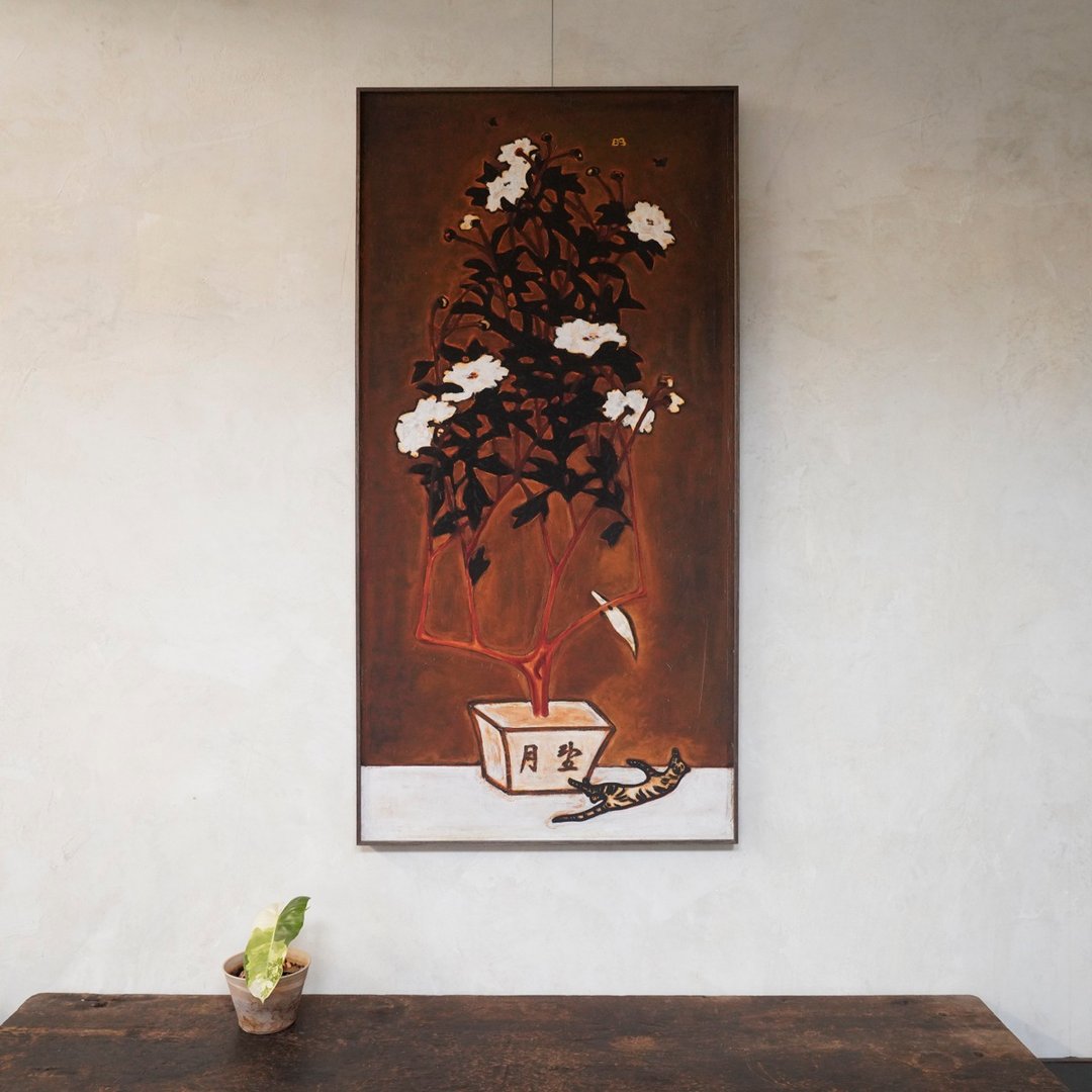 【艺术挂画】望月 / 常玉 - 海报/装饰画/版画 - 纸 咖啡色