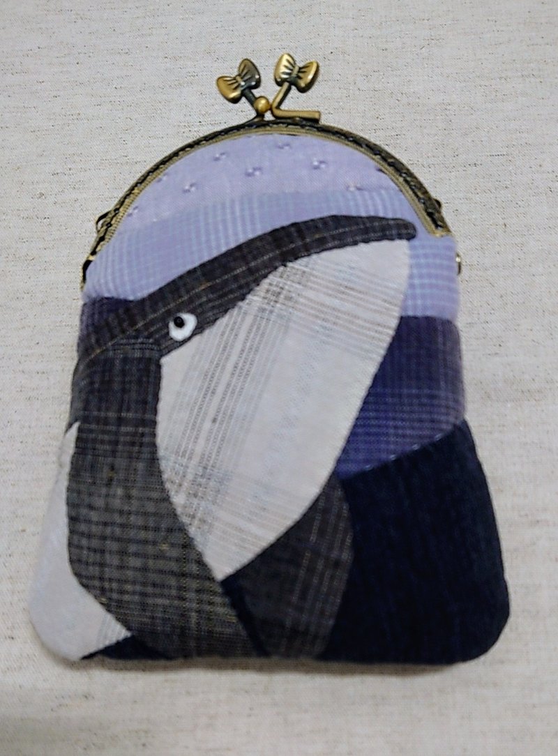 鲸鱼口金包 - 零钱包 - 棉．麻 