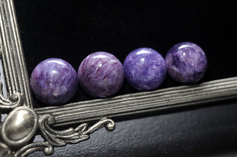 紫龙晶(4颗)  矿石/水晶/DIY/开运/招财/防小人 - 金工/饰品 - 半宝石 