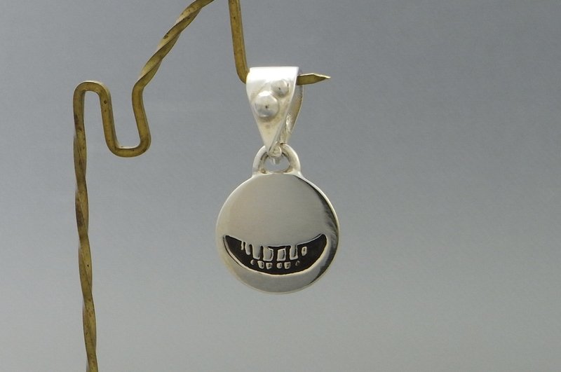 smile stamp_P2 (s_m-P.12) 【チェーン別販売】 - 项链 - 纯银 银色