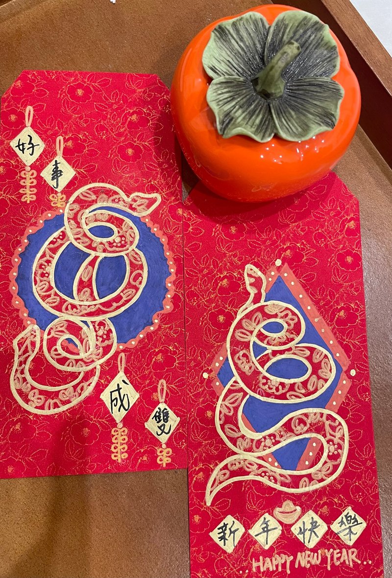 小金龙手绘金漆红包 - 红包/春联 - 纸 