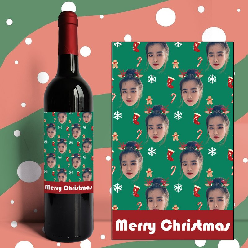Personalize Face Wine | 表情红酒订制 生日礼物趣味礼物定制化 - 酒杯/酒器 - 玻璃 