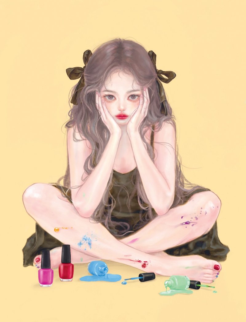 bibi - 贴纸 - 纸 多色