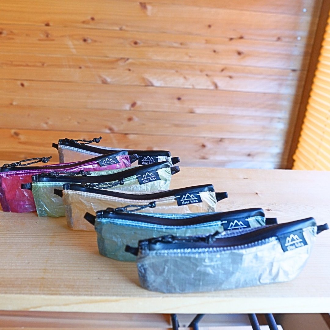可选色・旅行收纳袋・S / 登山・露营・户外・超轻量・防水・侧背包・肩背包・小包・急救包・slowhike - 化妆包/杂物包 - 环保材料 黑色