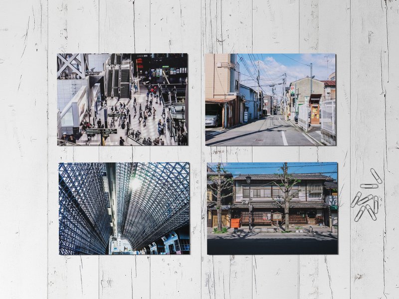 Le Monde / 日本 / 8张风景装饰明信片/卡片/礼物 - 卡片/明信片 - 纸 