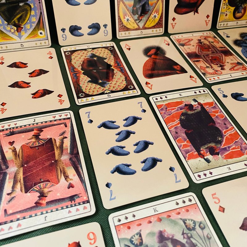 充满狗狗的扑克牌 - 桌游/玩具 - 纸 多色