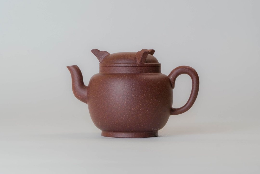 【印象朝代・时大彬鼎足圆壶】明中期 120cc 炎黄大地艺术 胖老板 - 茶具/茶杯 - 陶 紫色