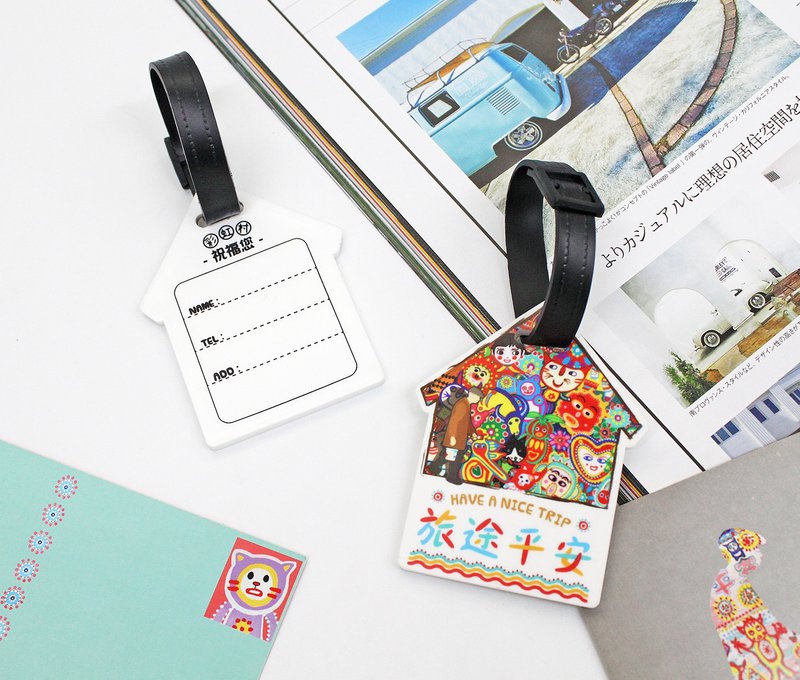 【旅途平安】软胶防水 旅行行李吊牌 - 行李吊牌 - 橡胶 多色