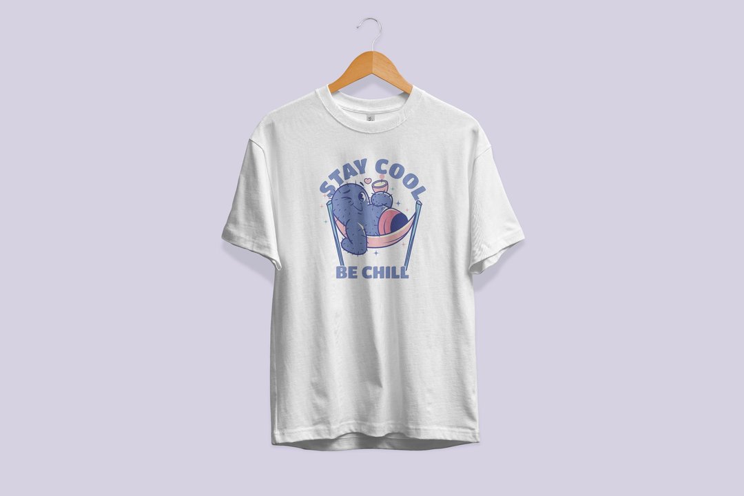 Stay Cool Summer Vibes T 恤 - 男装衬衫 - 棉 多色