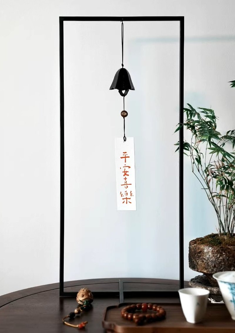 平安喜乐 铁艺风铃架 家居装饰 - 置物架/篮子 - 纸 黑色