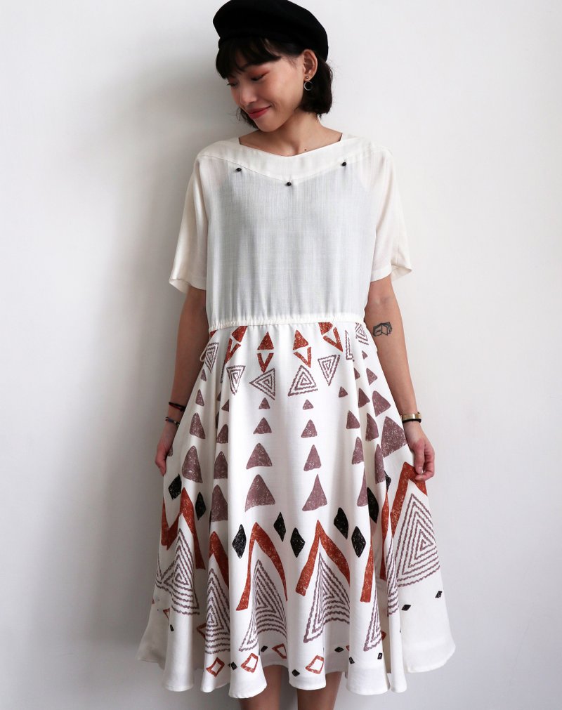 南瓜Vintage。古着洋装 - 洋装/连衣裙 - 棉．麻 