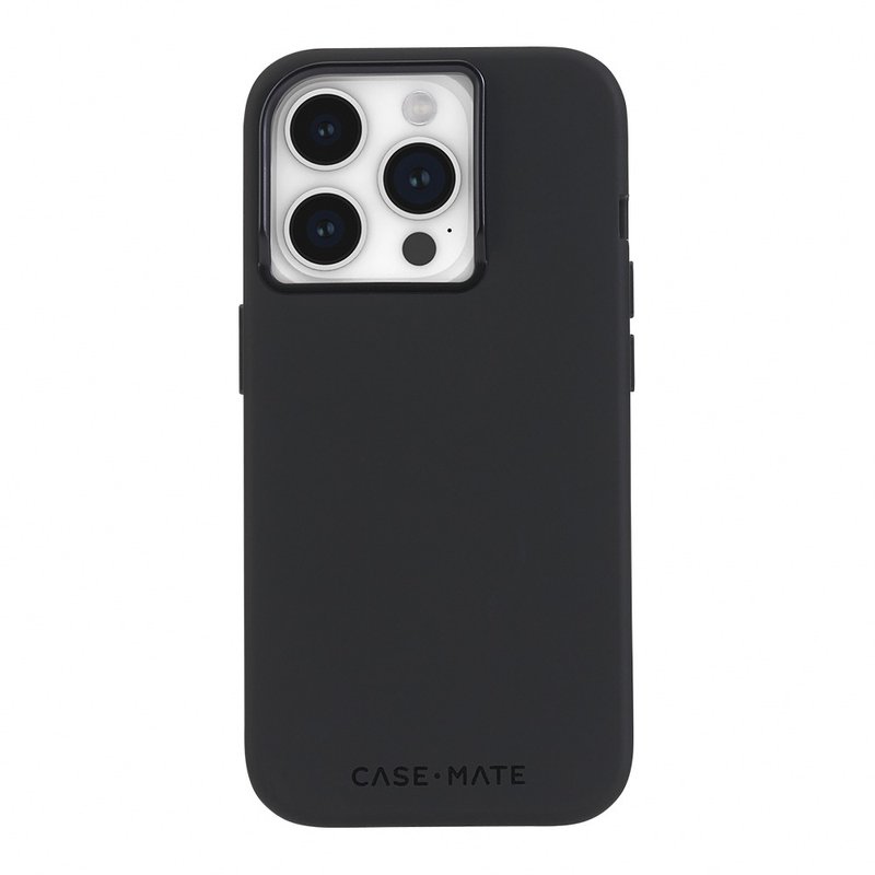 CASE MATE iPhone 15 系列 Silicone 防滑硅胶MagSafe - 黑 - 手机壳/手机套 - 塑料 黑色