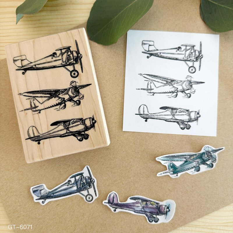 枫木印章-战斗机 GT-6071 - 印章/印台 - 木头 