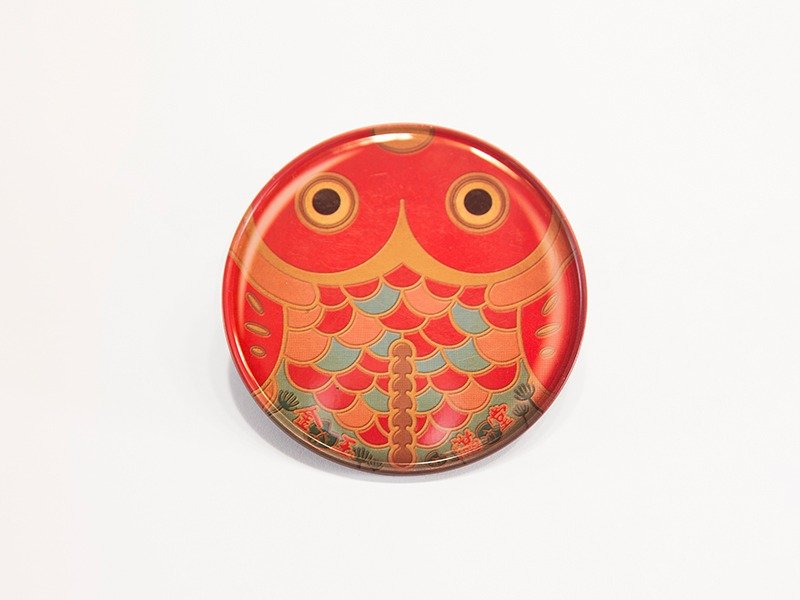 金玉满堂 【台湾印象圆型杯垫】 - 杯垫 - 其他金属 红色
