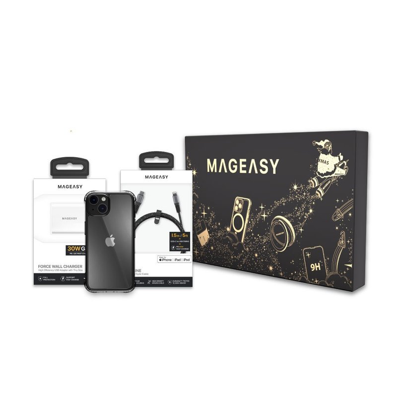 iPhone 14/13 手机配件礼盒(手机壳/充电头/充电线) 圣诞礼物 - 手机壳/手机套 - 其他材质 