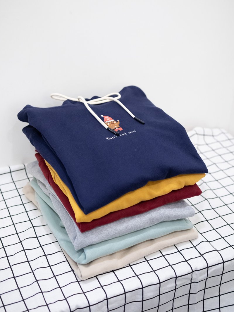 定制化 自选图案刺绣 有帽卫衣 - 中性连帽卫衣/T 恤 - 棉．麻 多色