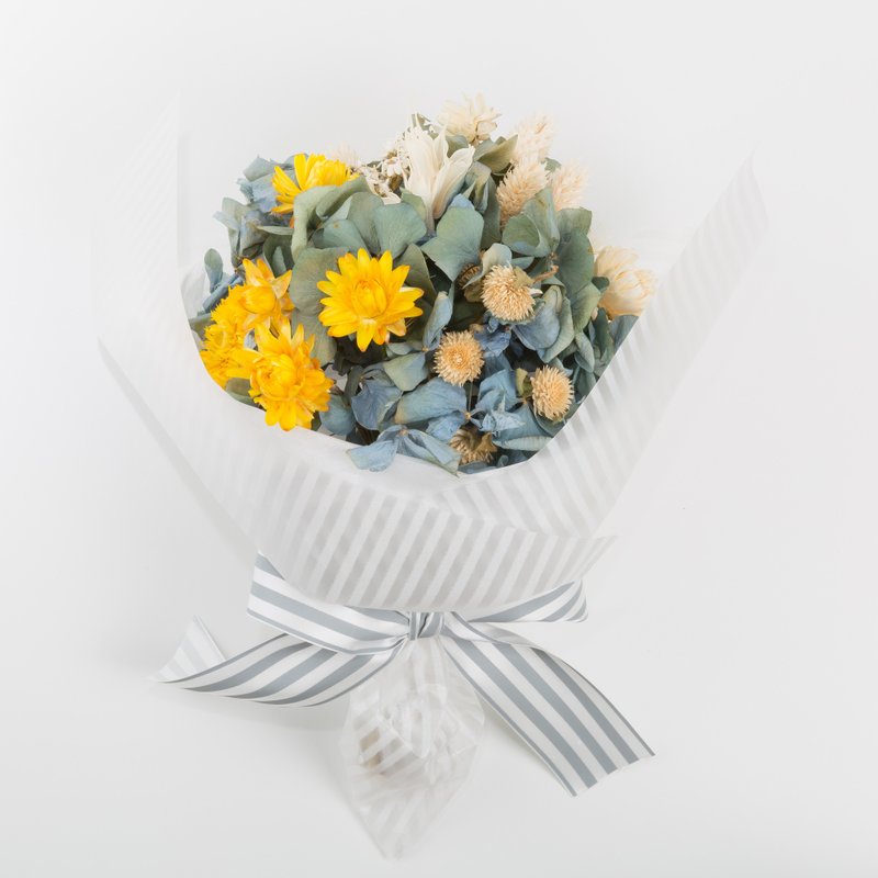 Kinki 手作 清凉一夏~消暑献映  我是一只热带鱼 干燥花束 捧花 - 植栽/盆栽 - 植物．花 蓝色