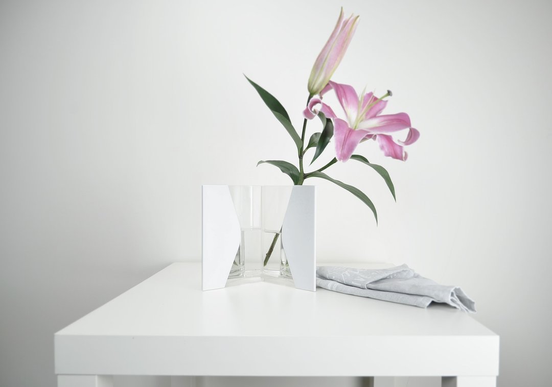 蓝家花器INFINITY VASE (白色) - 植栽/盆栽 - 压克力 黑色