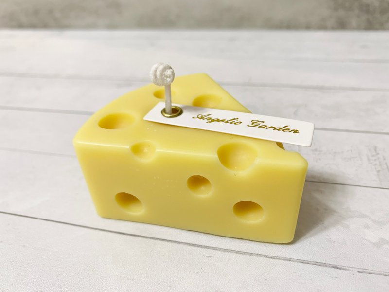 芝士蜡烛 - 蜡烛/烛台 - 蜡 黄色