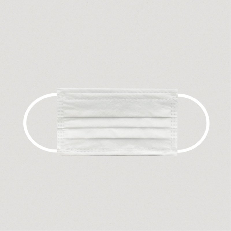 极致透气 医疗平面口罩(50入/盒) 天使白 台湾制 l 兆鼎 - 口罩 - 其他材质 白色