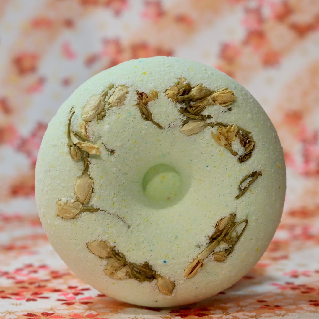 9cm 甜甜圈 薄荷精油牛奶草本泡澡 气泡锭 淋浴 浸泡 足浴 - 沐浴用品 - 其他材质 