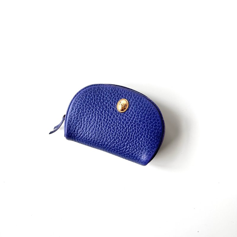 Dior蓝紫色压纹小钱包D96 vintage - 零钱包 - 真皮 