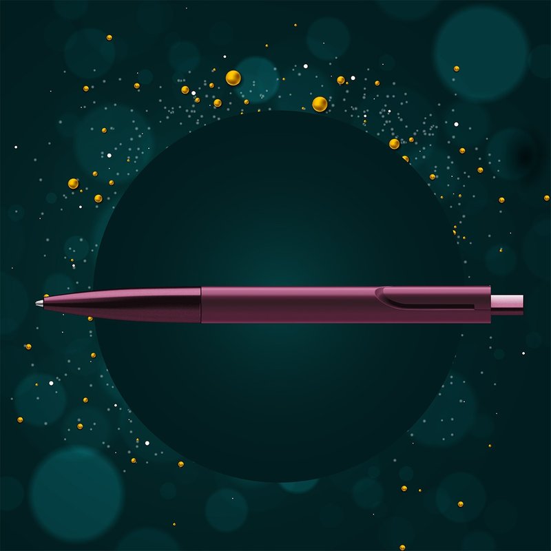 LAMY 原子笔 / noto 系列 - 283  - burgundy 酒红色  / 限量 - 圆珠笔/中性笔 - 塑料 红色