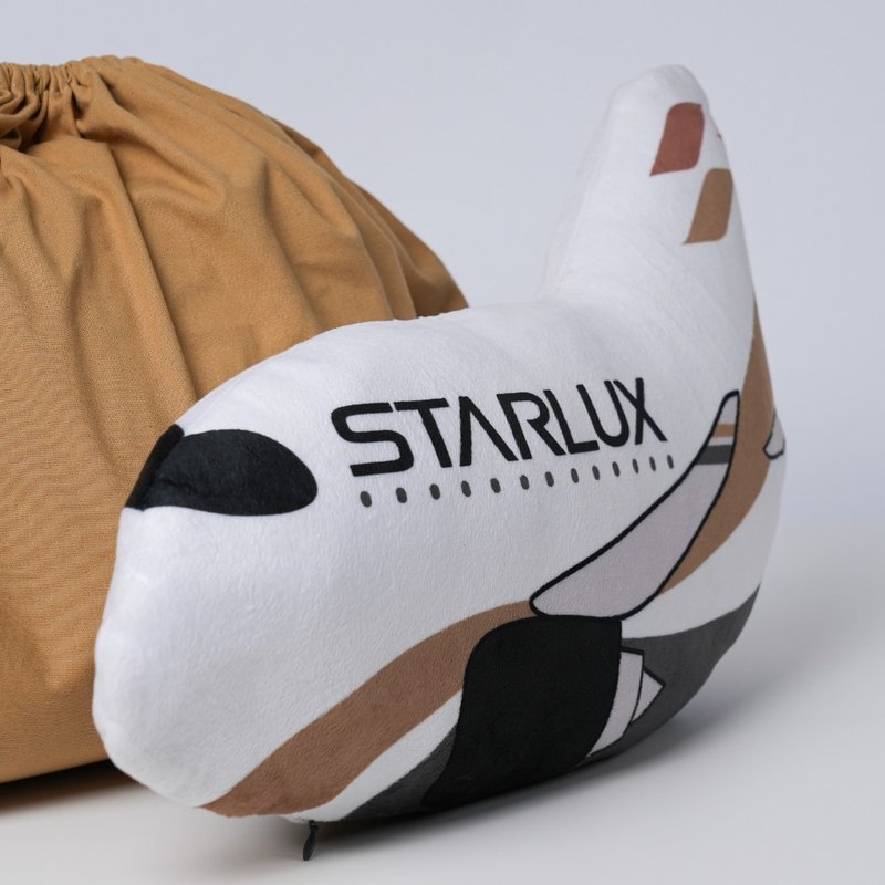 STARLUX 飞机抱枕毯 2.0 (棕米) - 被子/毛毯 - 其他材质 