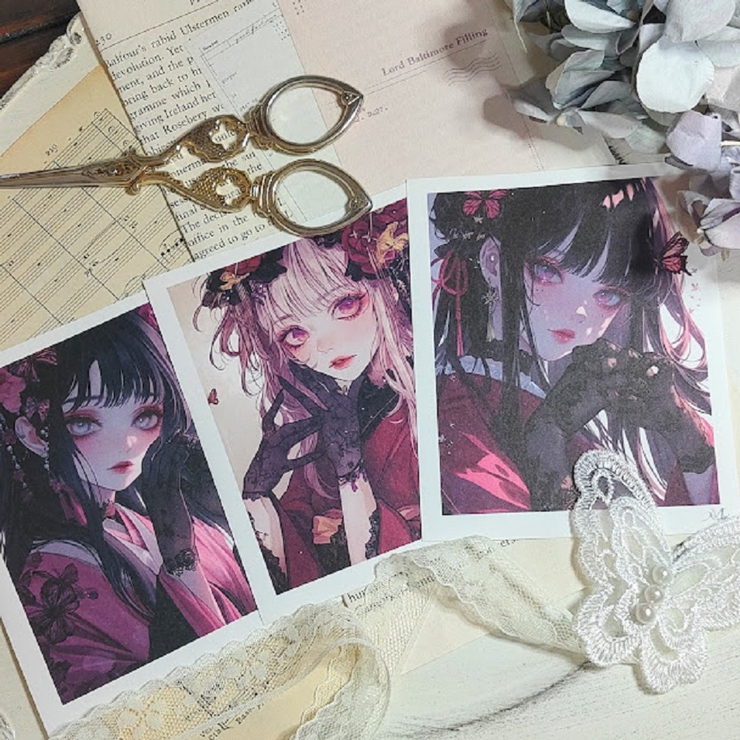 贴纸 组合 时尚 女孩 组合 拼贴素材 拼贴 人物 纸品 大尺寸 拼贴贴纸 - 贴纸 - 纸 