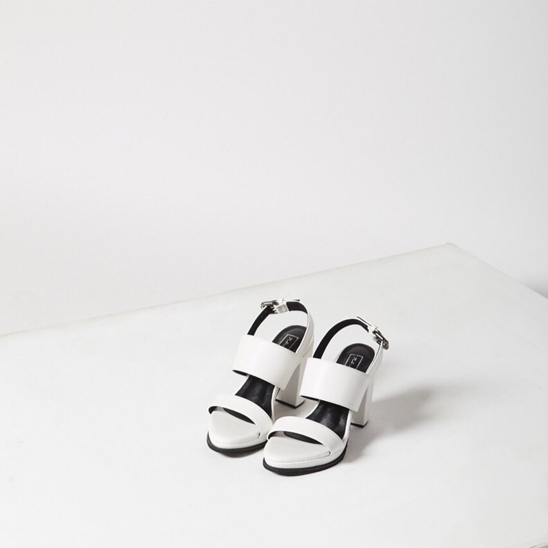 Heels shoes - Friendly High Heels - White - 高跟鞋 - 人造皮革 白色