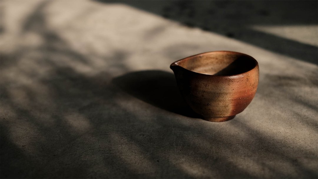 【日本古美术】备前烧 匀杯 茶分 公道杯 片口 茶海 - 茶具/茶杯 - 陶 