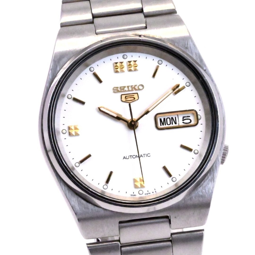 包邮 SEIKO 5 自动男士手表星期/日期 21石Ref.7S26-3130 Cal.7S26A 手提包 古董手提包 复古手提包 - 男表/中性表 - 不锈钢 